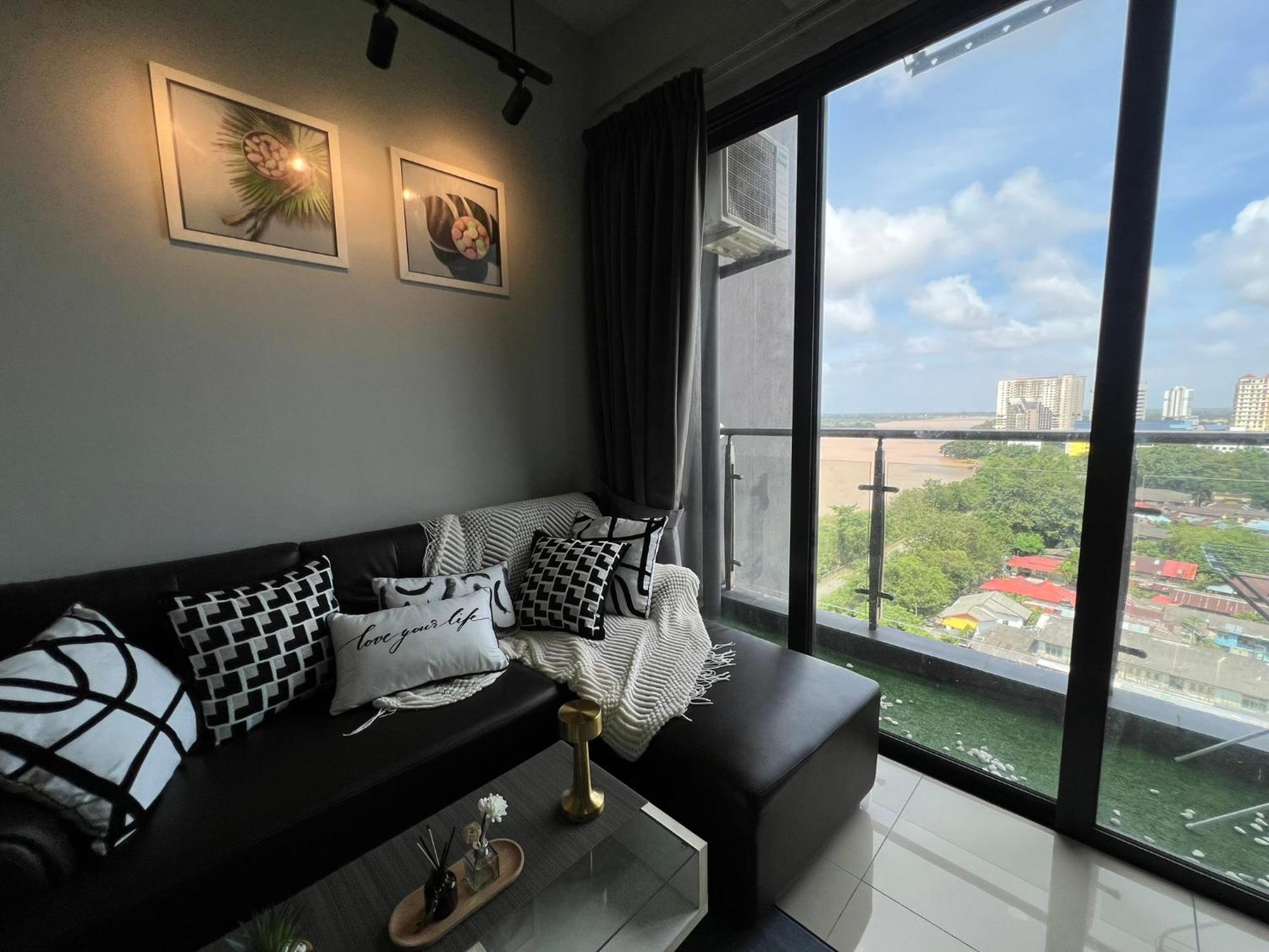 Apartment Riverview 8pax 3br In Kbtown Ps4, Netflix A-6-3 *